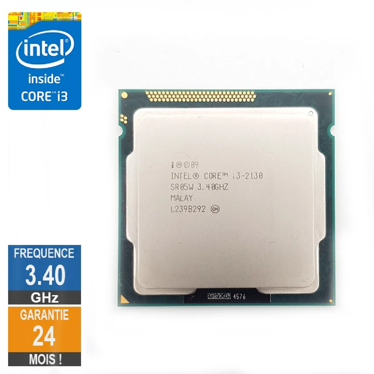 Acheter Intel Core I3-2130 3.40GHz Reconditionné - 15,65 € Intel Core I3-2130 3.40GHz Reconditionné - Intel reconditionné disponible sur Rue du Commerce Seconde Vie